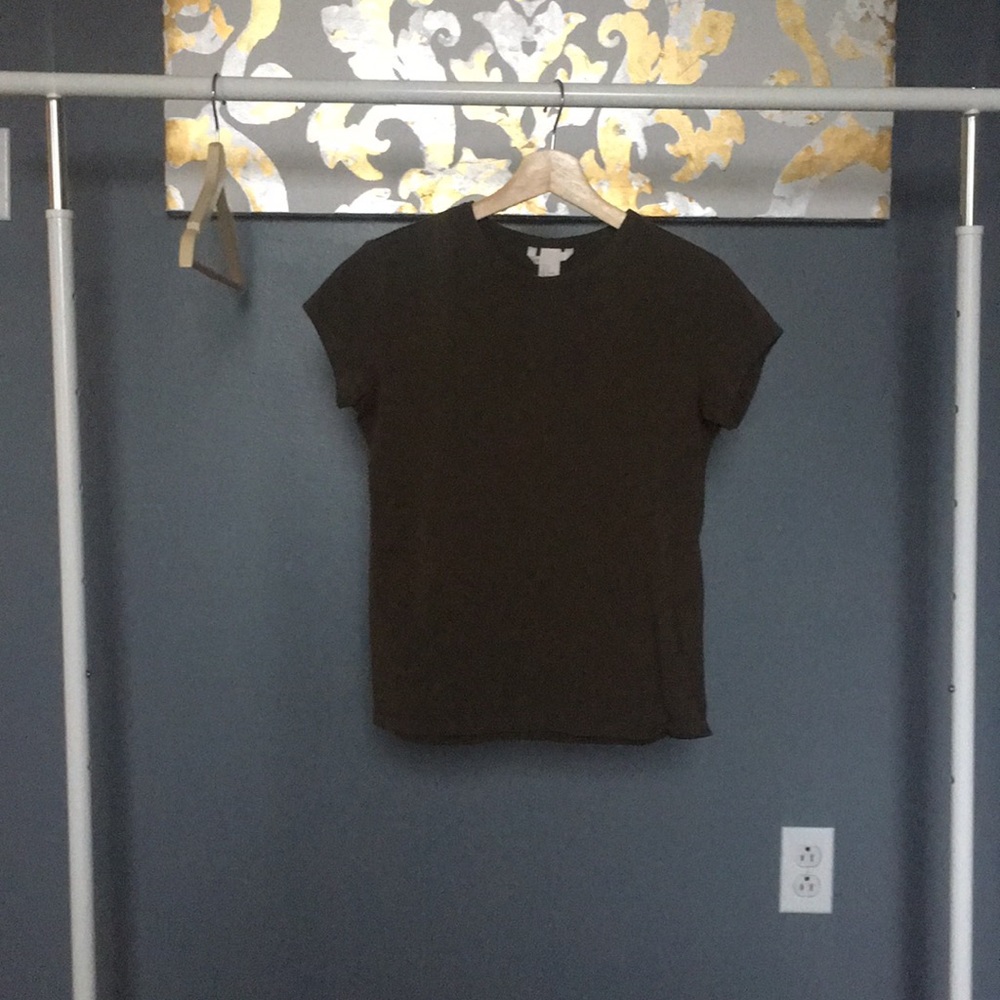 Basics army green t-shirt